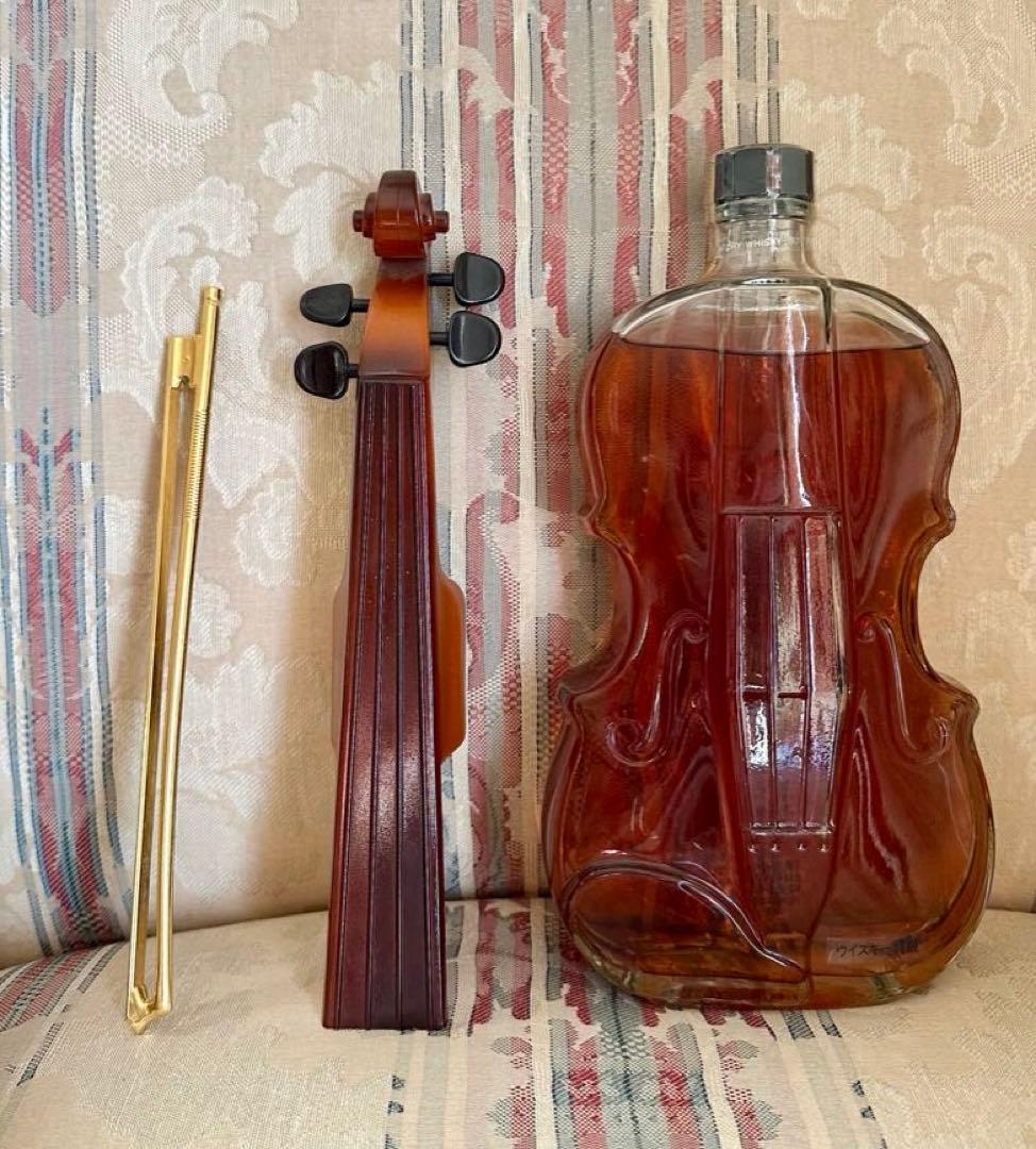 サントリーウイスキーローヤル特級バイオリン楽器ボトル未開封