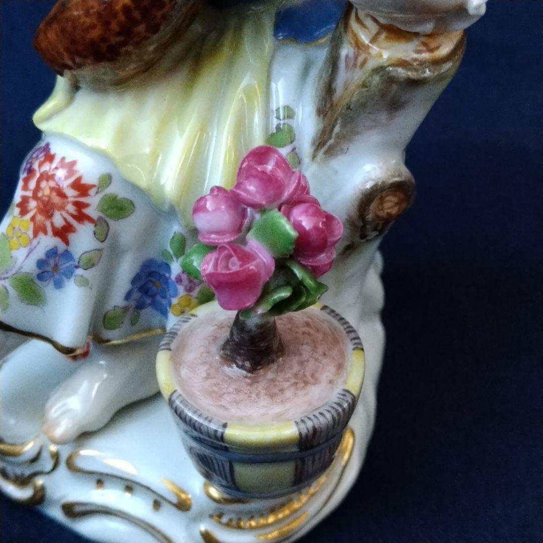 りんごミカン✤マイセン(Meissen)フィギュリン『リュートを弾く少女』