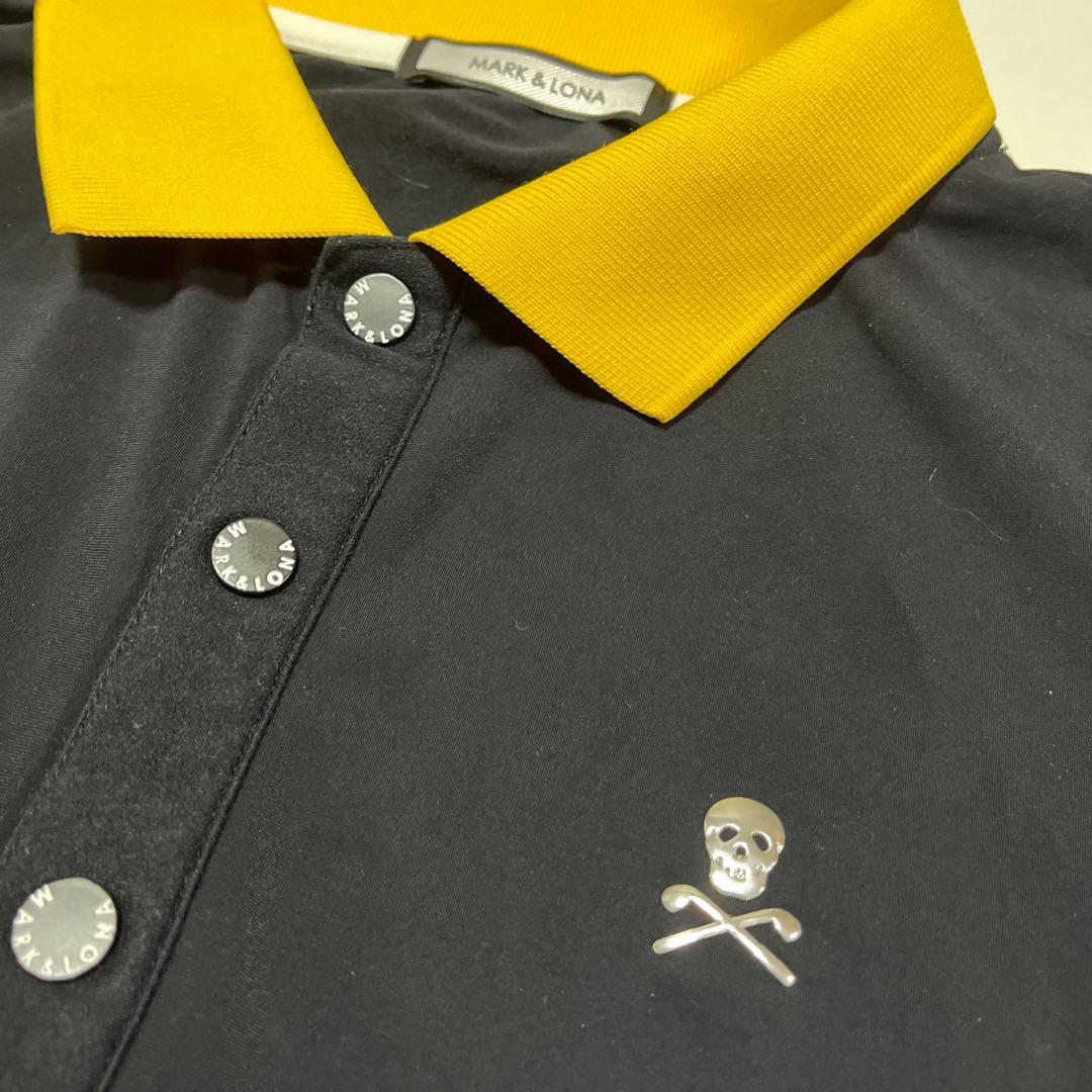 MARK&LONA マークアンドロナ 長袖ポロシャツ 黒 46