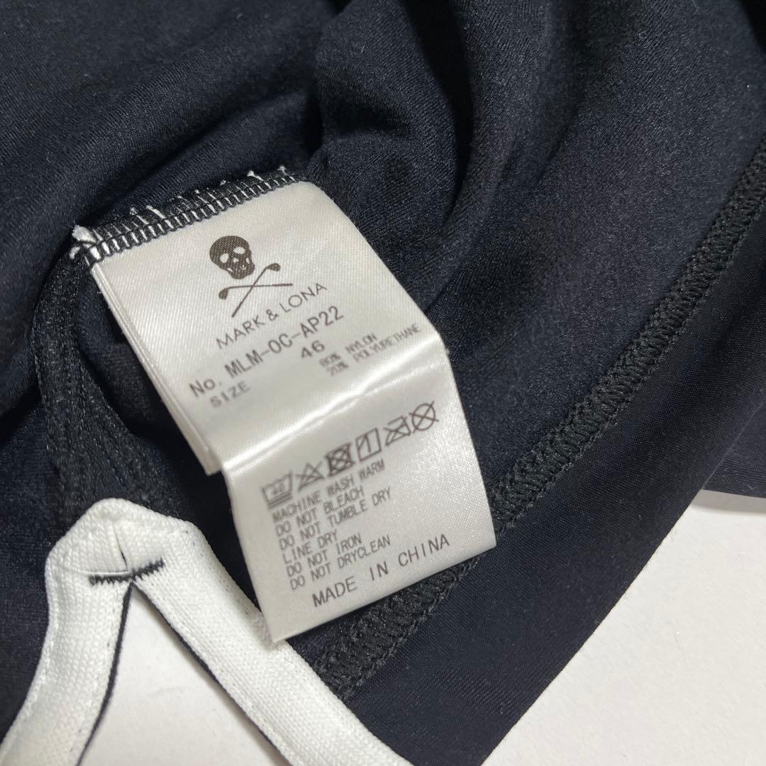 MARK&LONA マークアンドロナ 長袖ポロシャツ 黒 46