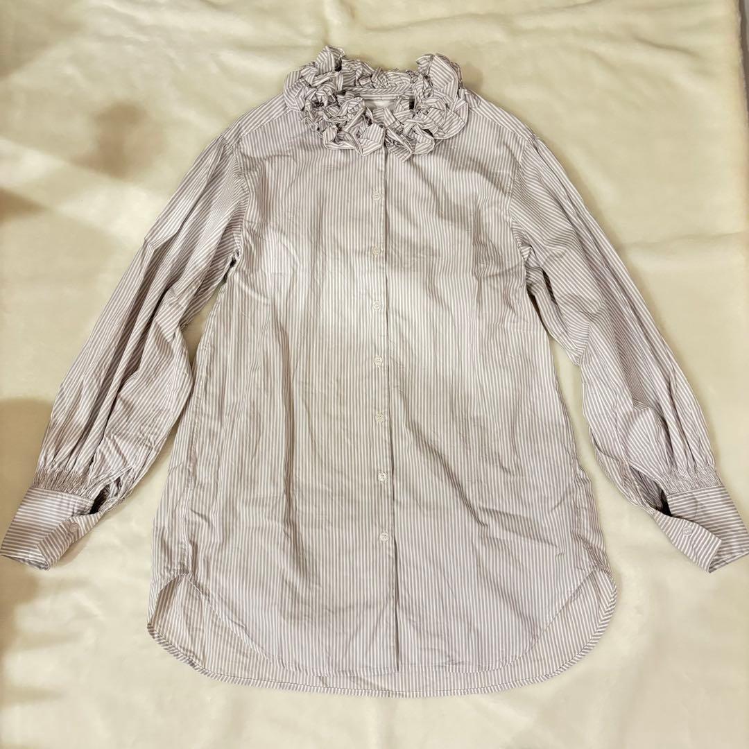 crinkle crinkle crinkle 別注　フリルカラーシャツ