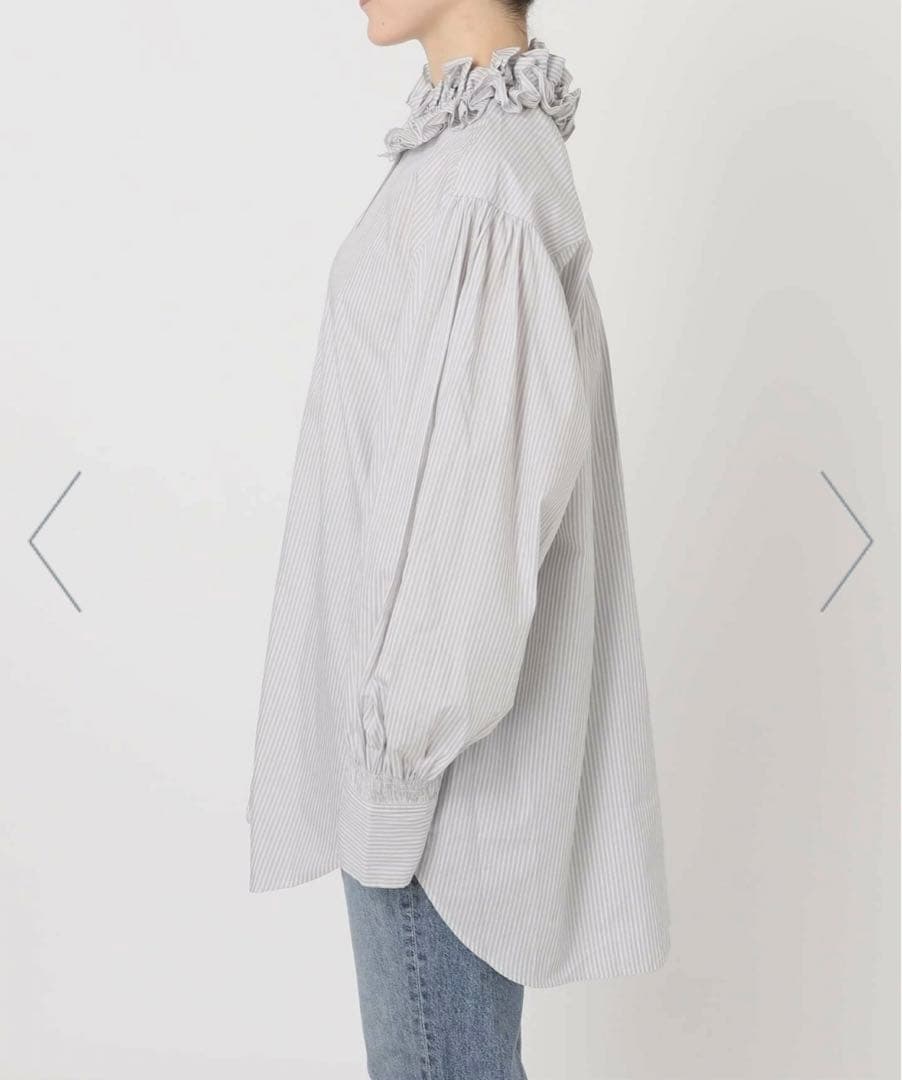 crinkle crinkle crinkle 別注　フリルカラーシャツ