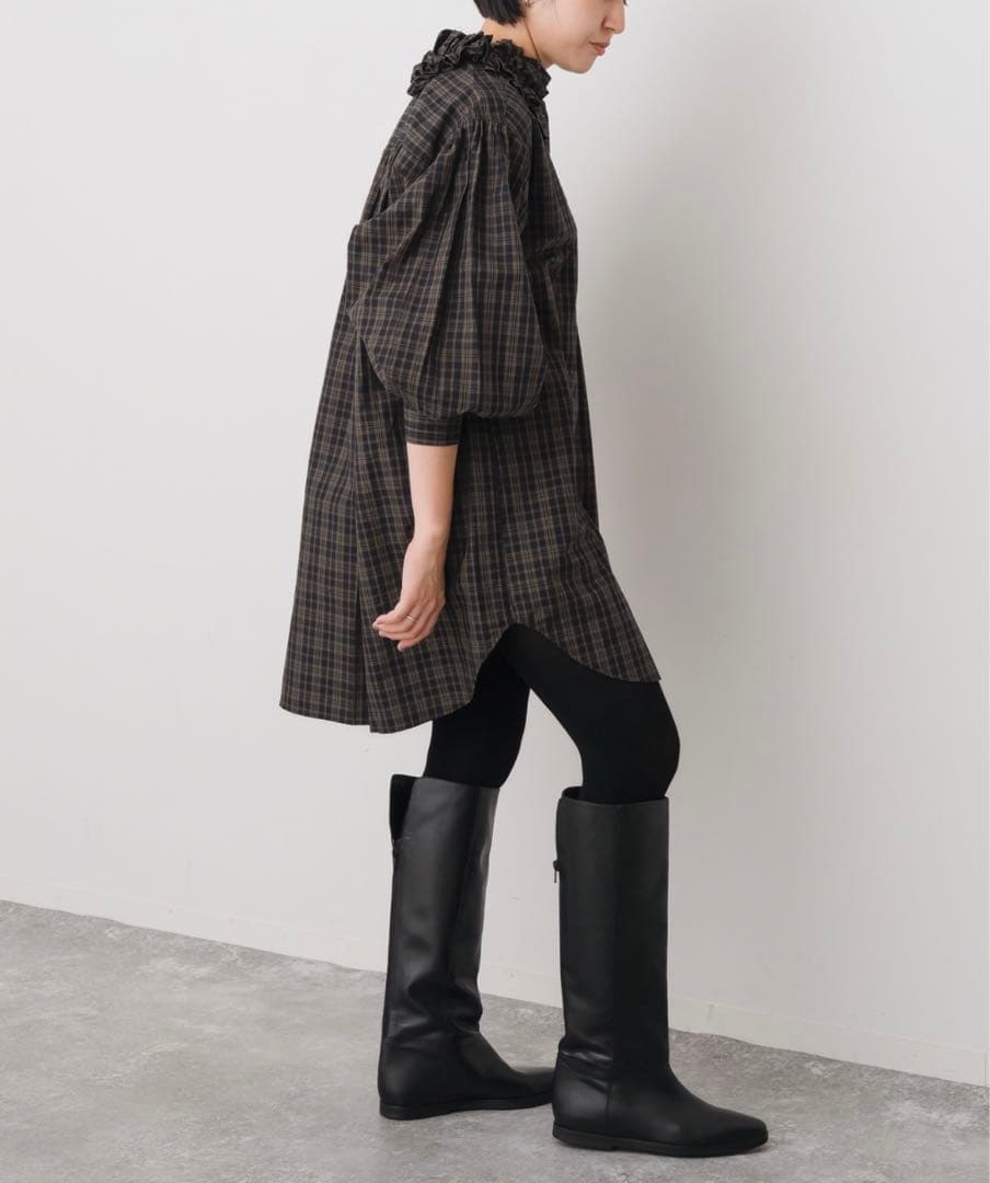 crinkle crinkle crinkle 別注　フリルカラーシャツ