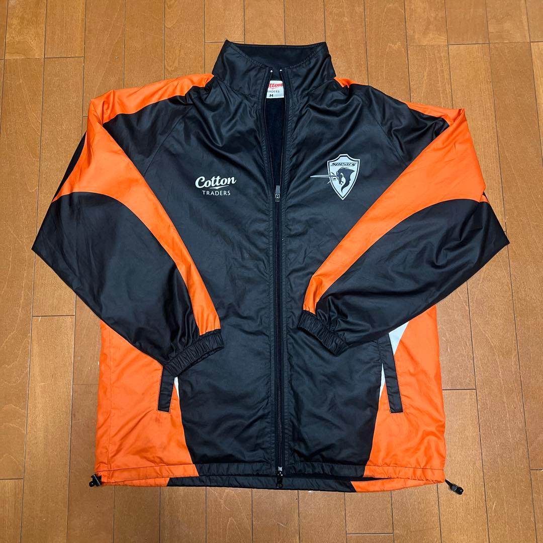 クボタスピアーズ選手支給品　Cotton時代の厚手ウインドブレーカー M