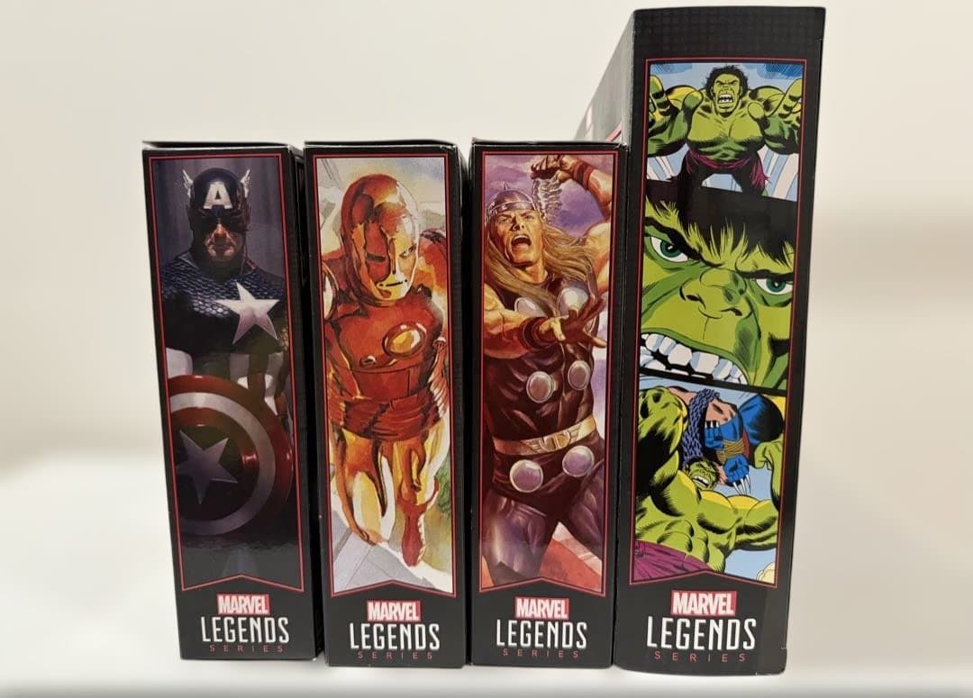 m*8様 マーベルレジェンド　4個セット キャプテン・アメリカ　アイアンマン　ソ