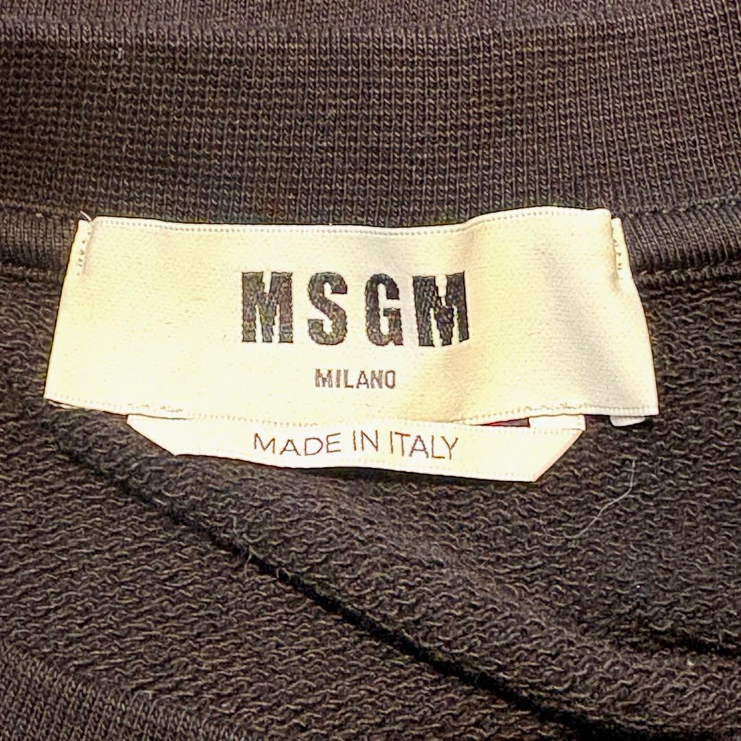 【美品】エムエスジイエム MSGM イタリア製 スエット Lサイズ
