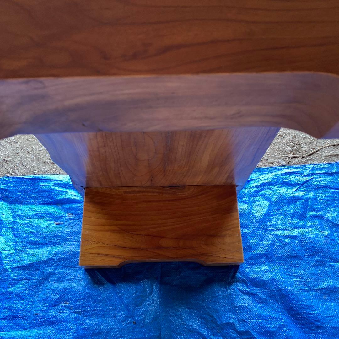 ② 座卓 ダイニング テーブル 天然木 一枚板 ちゃぶ台