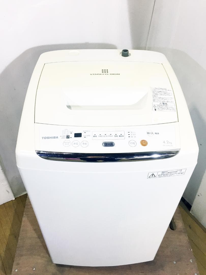 30日迄★美品 中古★東芝 4.2㎏ 洗濯機【AW-42ML】M614