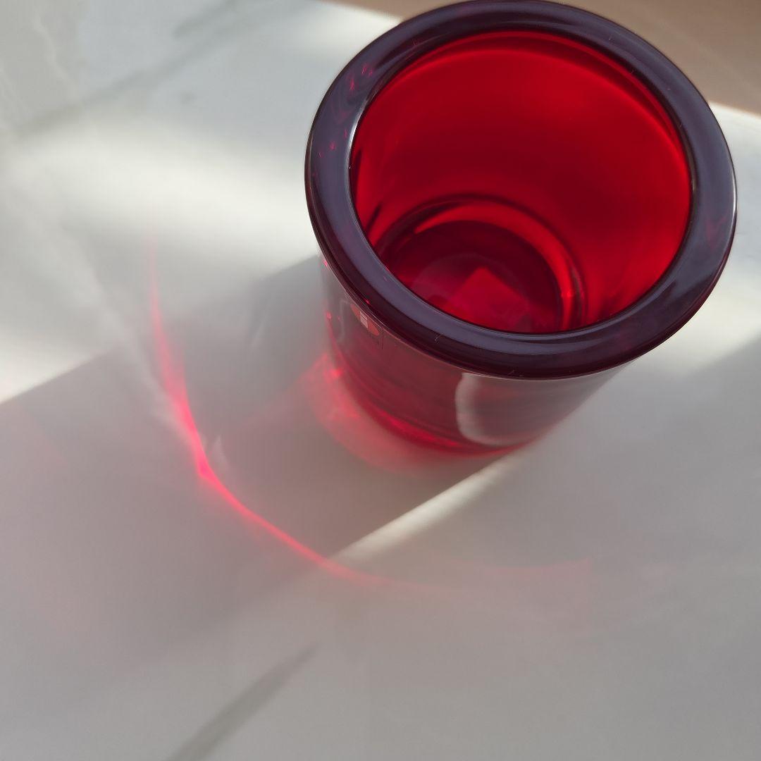  KIVI キャンドルホルダー 大 80㎜ 　レッド