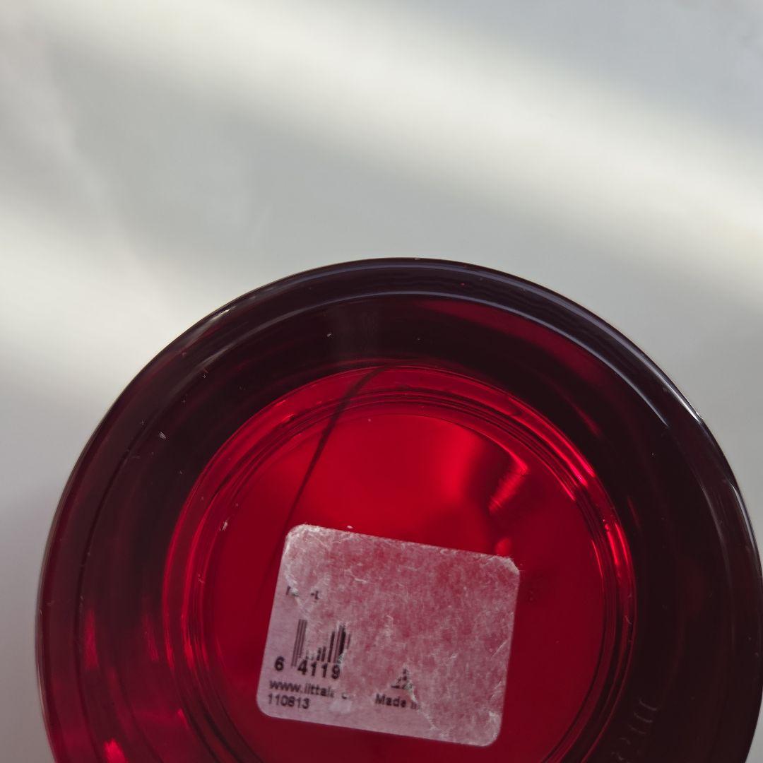  KIVI キャンドルホルダー 大 80㎜ 　レッド