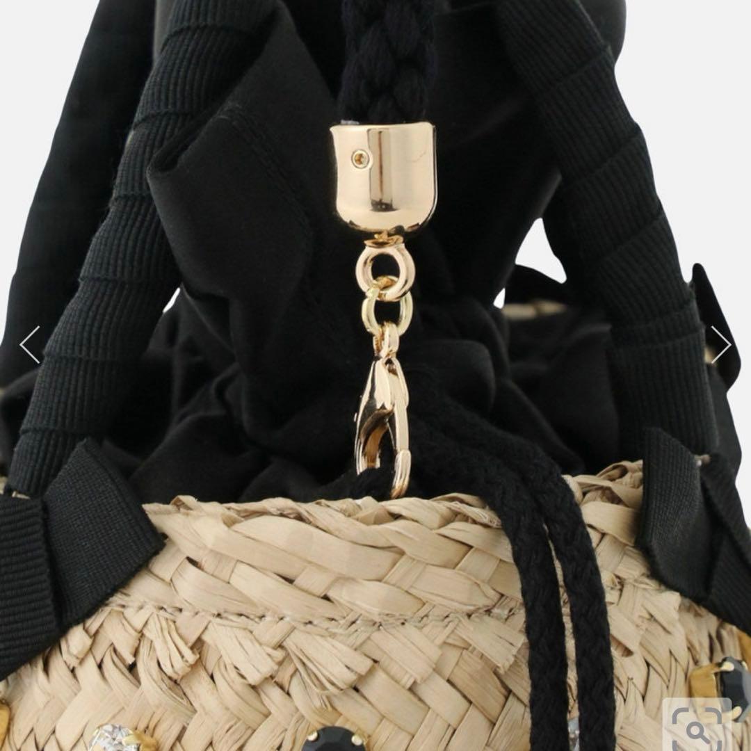 ルナイン NINA TWIST SMALLビジュー かごバッグ ショルダー　籠