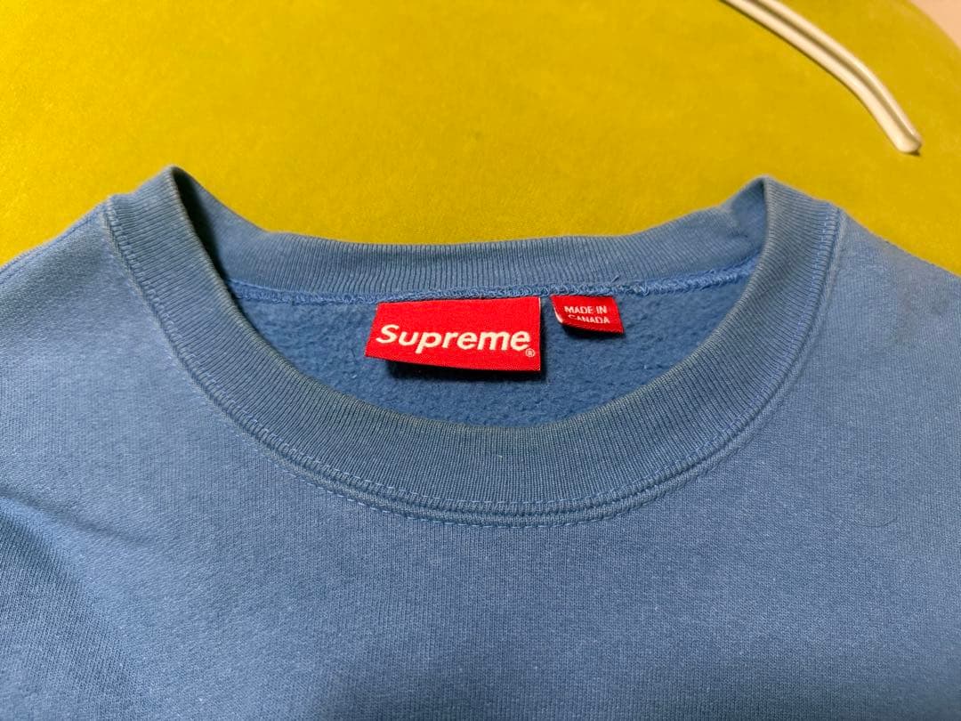 【❸Mama❸】Supreme 青 スウェット　トレーナー
