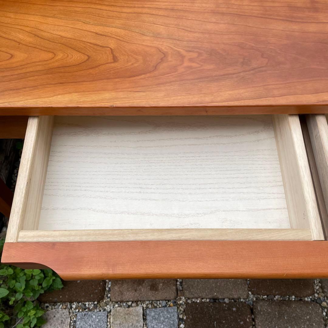 Dinos Blossomブロッサムチェリー天然木北欧風デスク 幅120cm