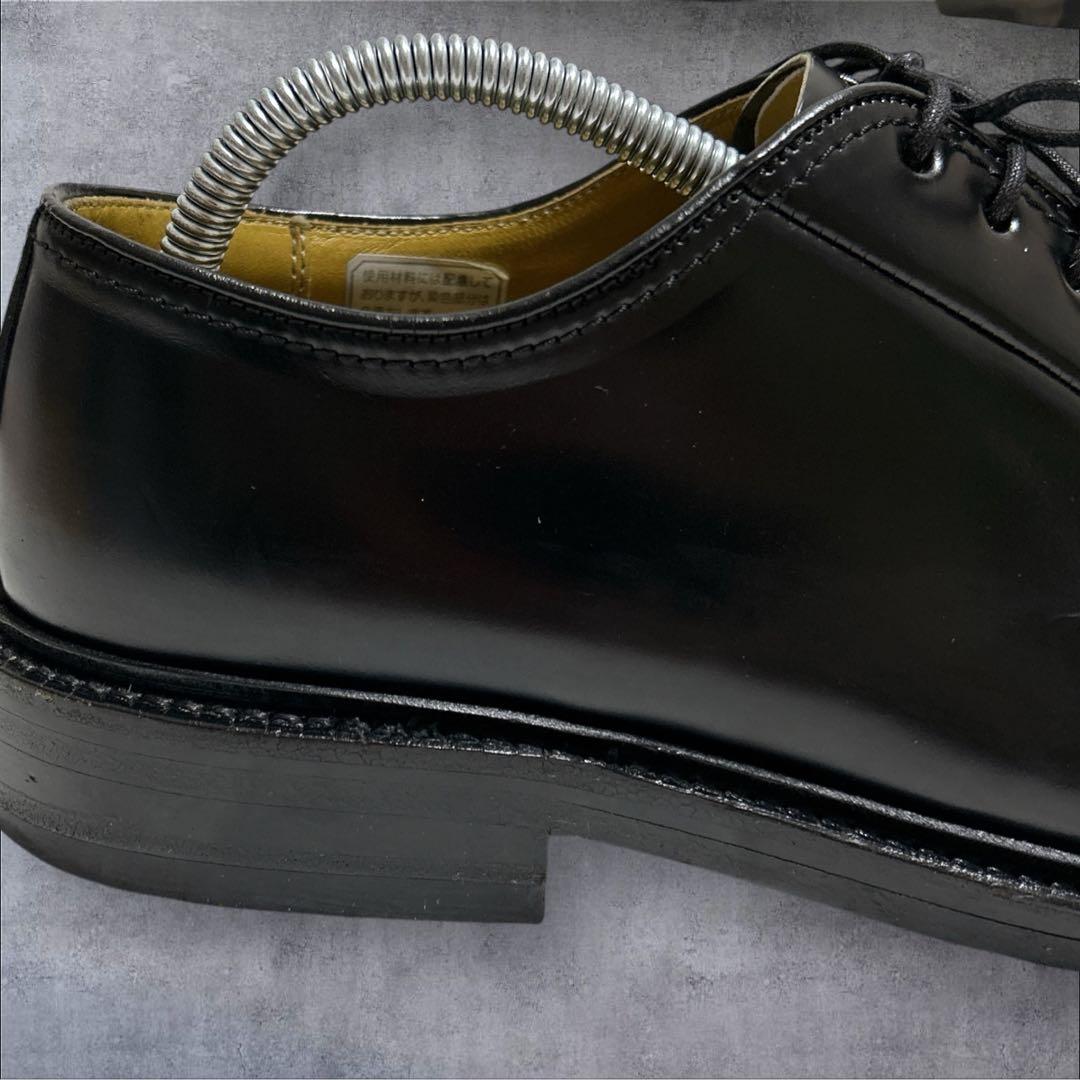 大人気✨リーガル 2112 コードバン プレーントゥ ブラック　ビジネスシューズ