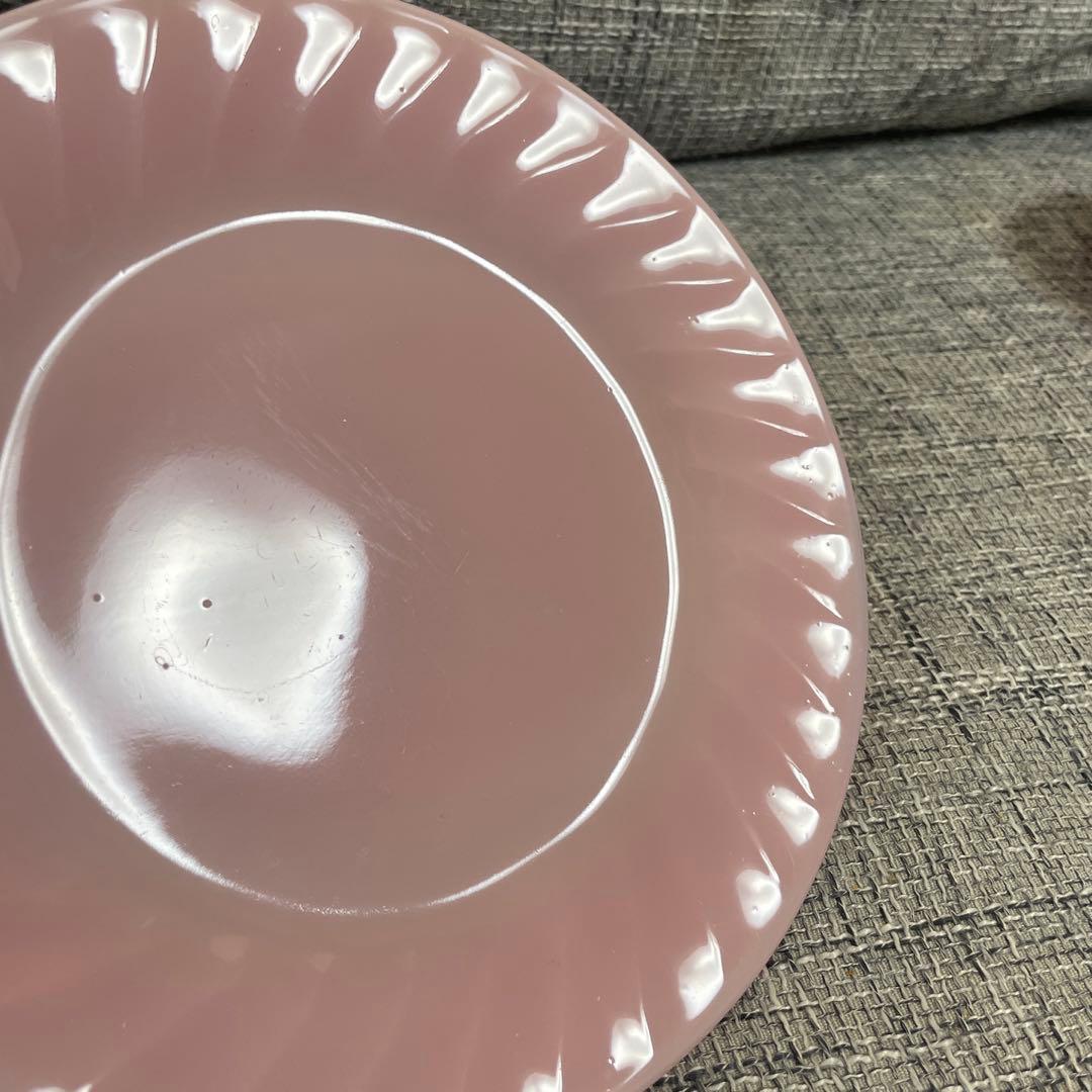 美色 ファイヤーキング ローザイト サラダプレート ピンク