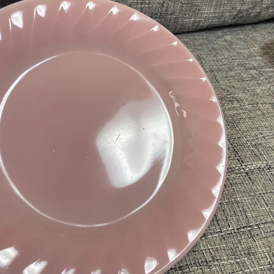 美色 ファイヤーキング ローザイト サラダプレート ピンク