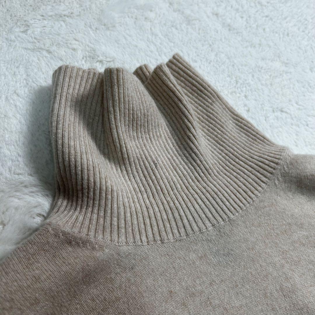 希少✨Lands’ End カシミヤ 100% タートルネックニット　XL