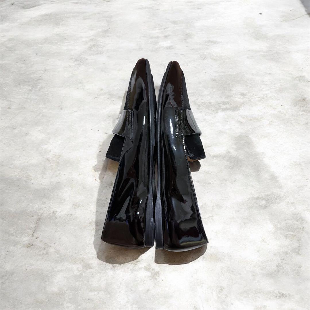 未使用⭐︎FABIO RUSCONI ローファ（ブラックコンビ）ハラコ　37