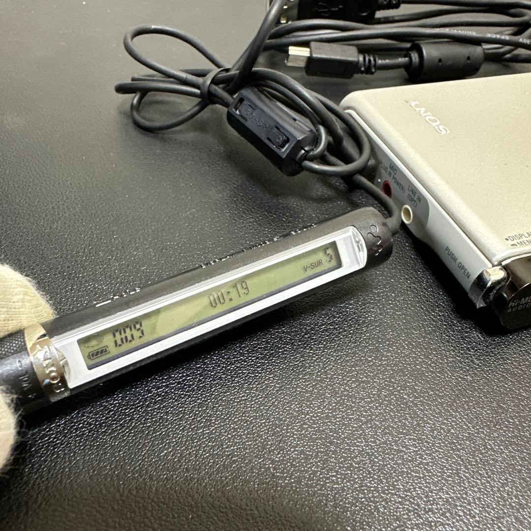 希少SONY MZ-RH1 ポータブルHI-MDレコーダー　動作確認済