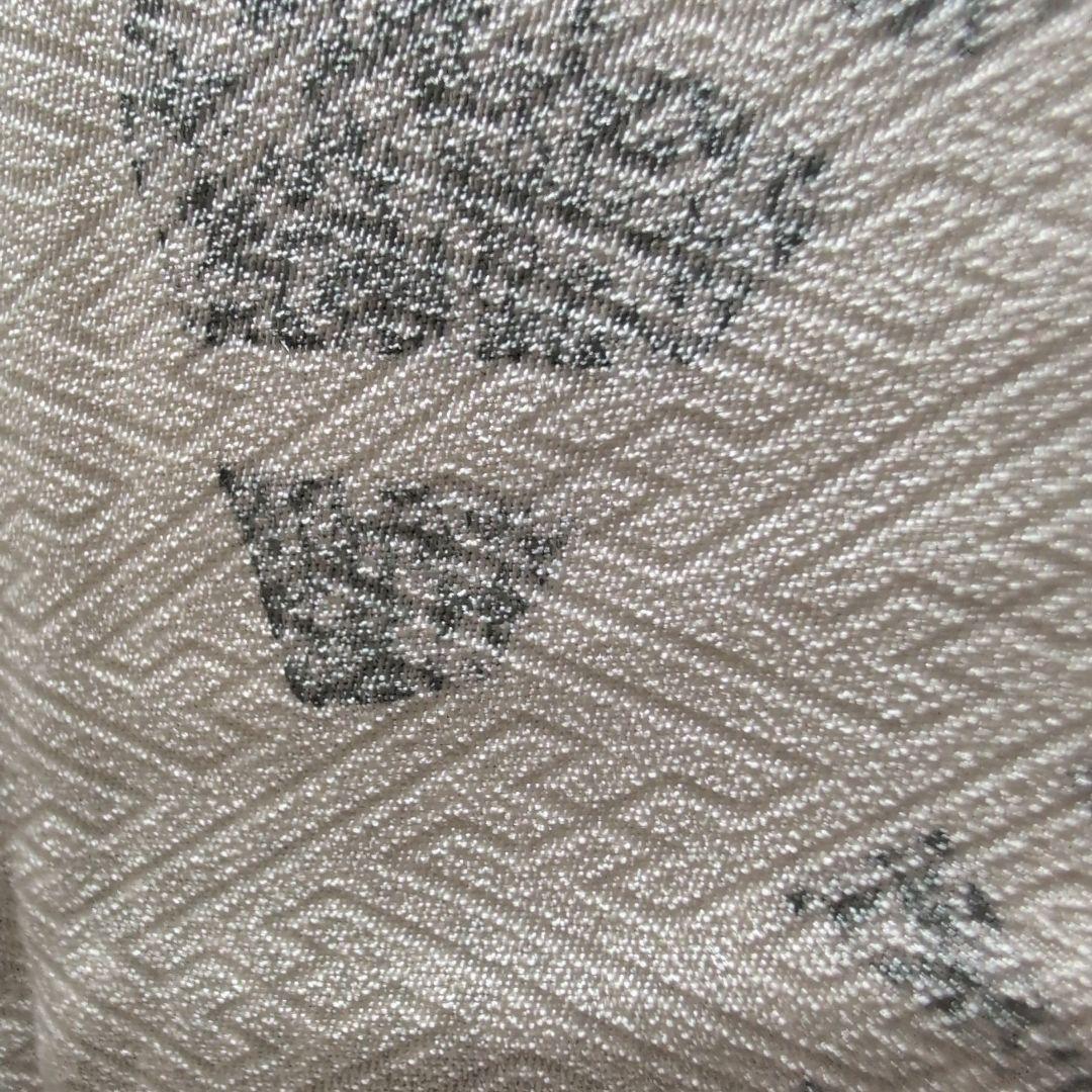 エズ様正絹、付け下げ、訪問着、 蕾柄、シック淡いお色目 洒落一つ紋