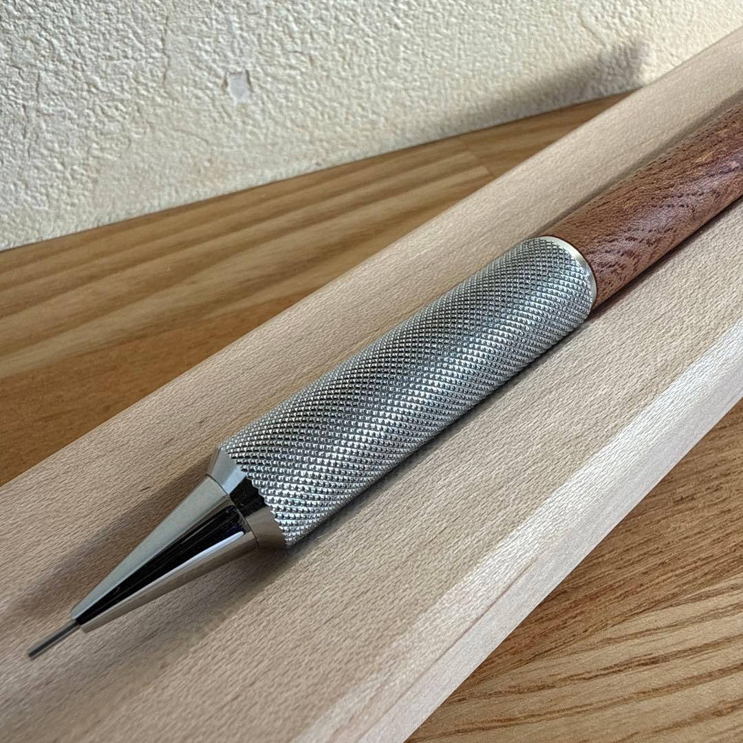 クラフトA　シャープペンシル　0.5mm　ケヤキ　MP203　ローレット