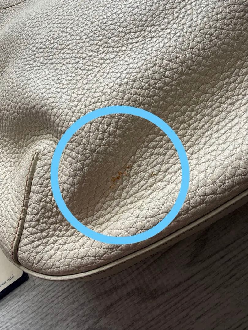 PRADA プラダ ヴィッテロダイノ レザー ワン ショルダー バッグ 白