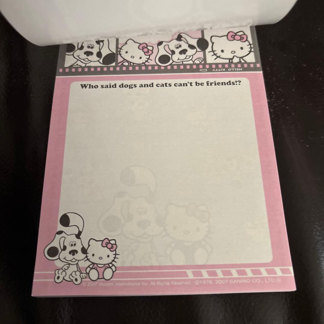 【未使用】　ハローキティ　ブルークルーズ　コラボ　メモ帳