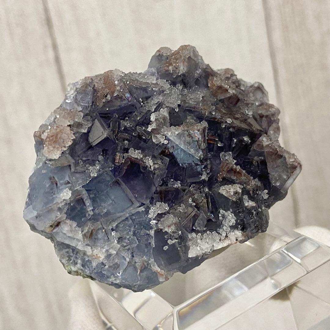 フローライト　クォーツ　蛍石　水晶　鉱物標本　原石　天然石　ストーン　インクル