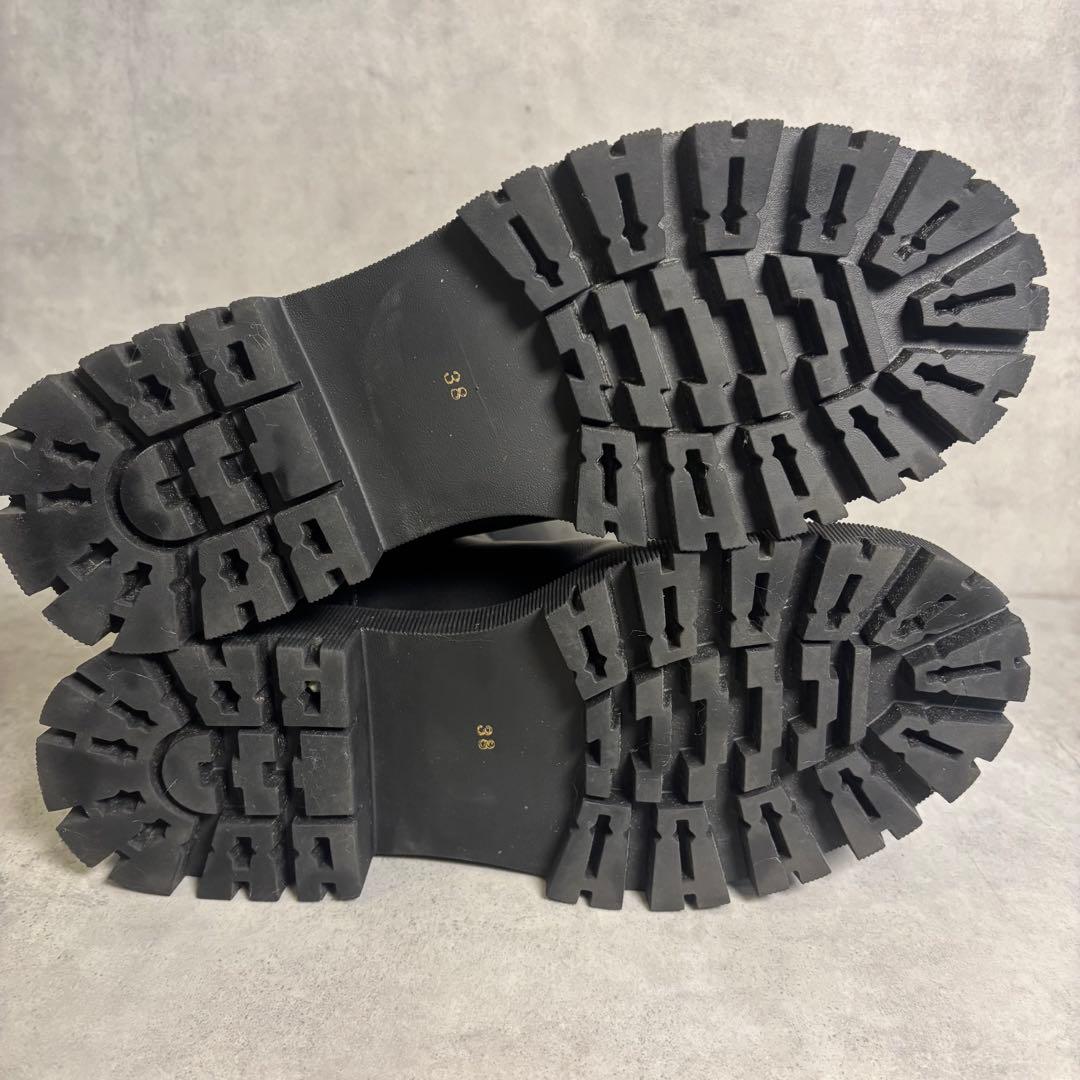 未使用級 Whim Gazette THE PAUSE レザーサイドゴアブーツ