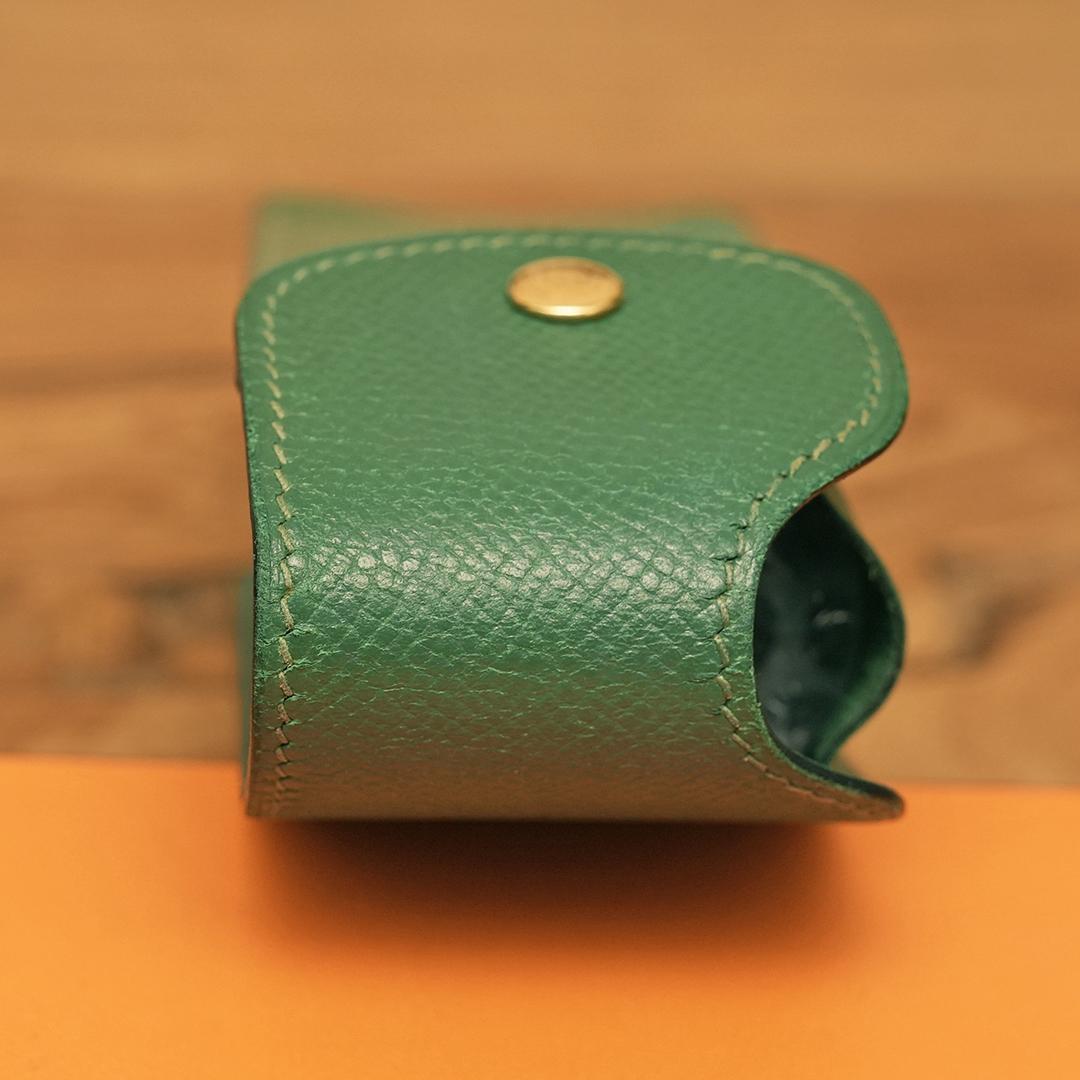 HERMES エルメス ペンケース ペンポーチ　マルチケース グリーン　筆入