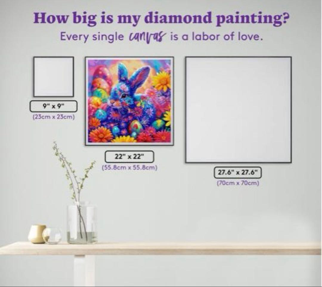 ダイヤモンドアートクラブ　DAC Bunny Love