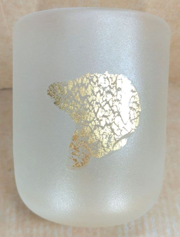 【本物保証】藤田喬平 手吹 三日月コップ(5個) 共箱 美品 ガラス工芸