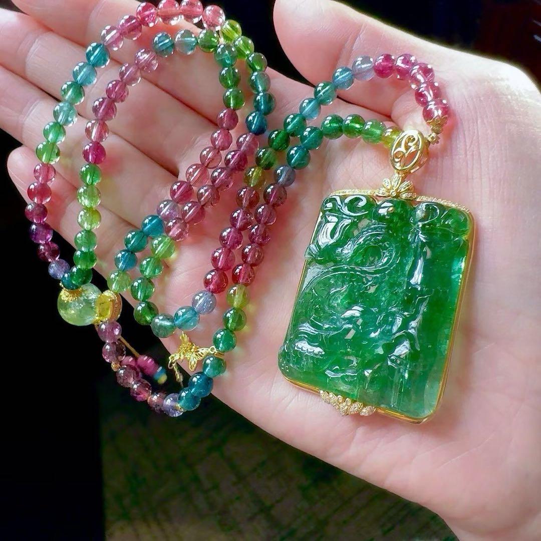 ⭐︎【極上品】タイチンクオーツ 置物 55mm 240.1g