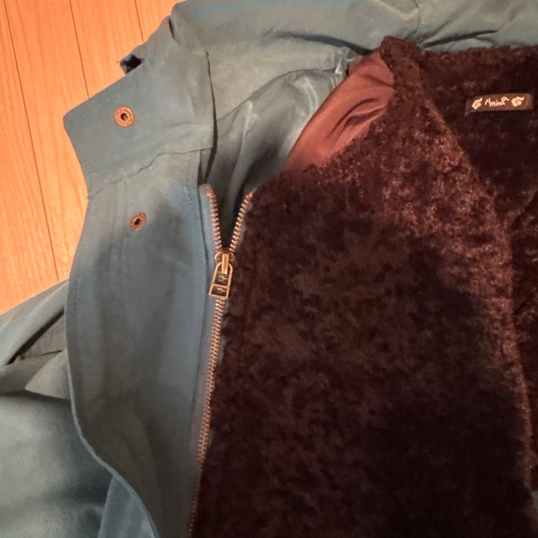 チャイハネ　青色 モッズコート