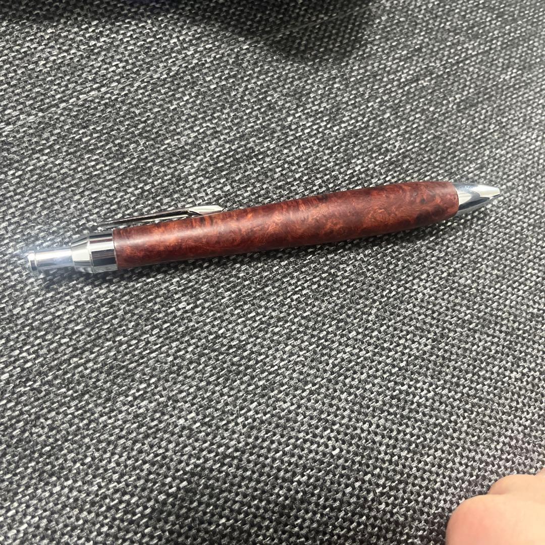 木軸ペン　花梨瘤