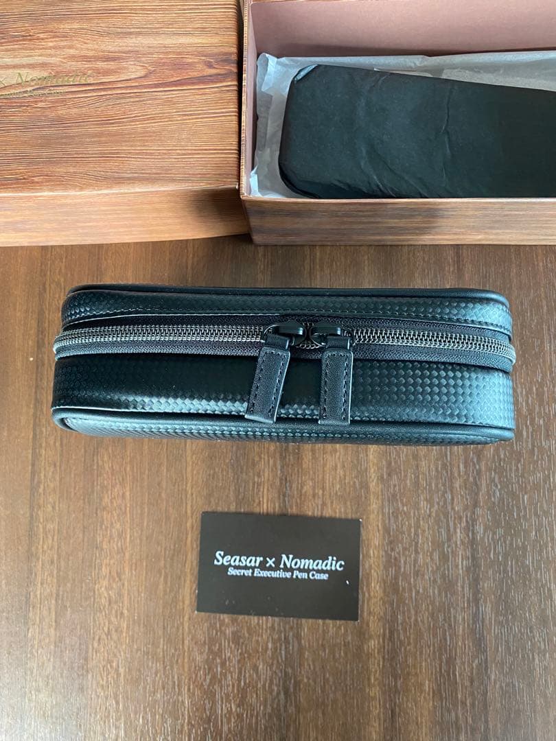 【シーサー×ノーマディック】シークレットエグゼクティブペンケース　SY-01 黒