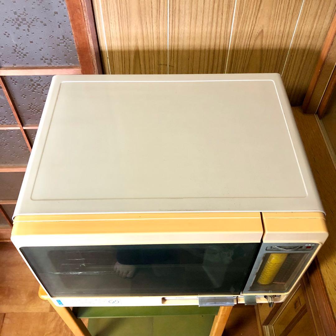 【希少！使えるけど訳あり】TOYOTA 電子レンジ EG550 昭和家電 レトロ