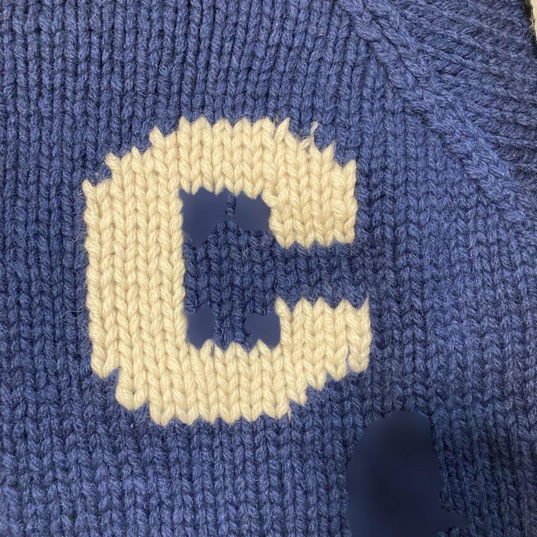 CHAPS RALPH LAUREN ジップアップニットセーター　Ｌサイズ