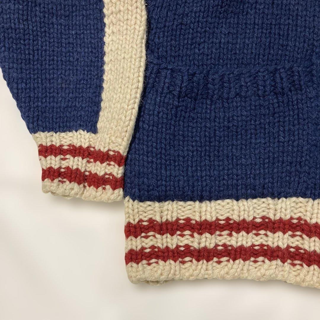 CHAPS RALPH LAUREN ジップアップニットセーター　Ｌサイズ