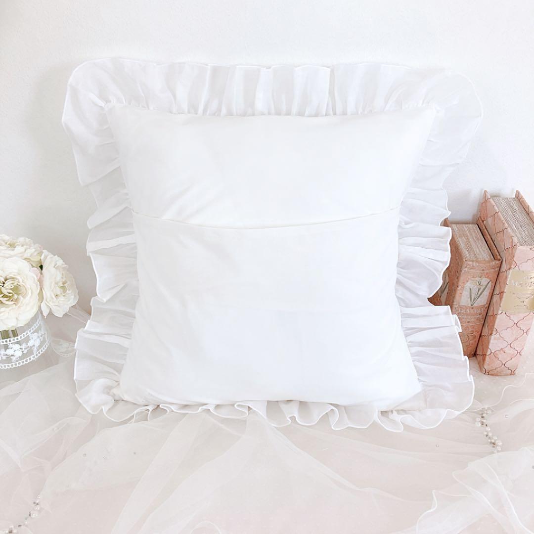 ゆめlove様ご確認ページ♡フリルクッションカバー　ハンドメイド