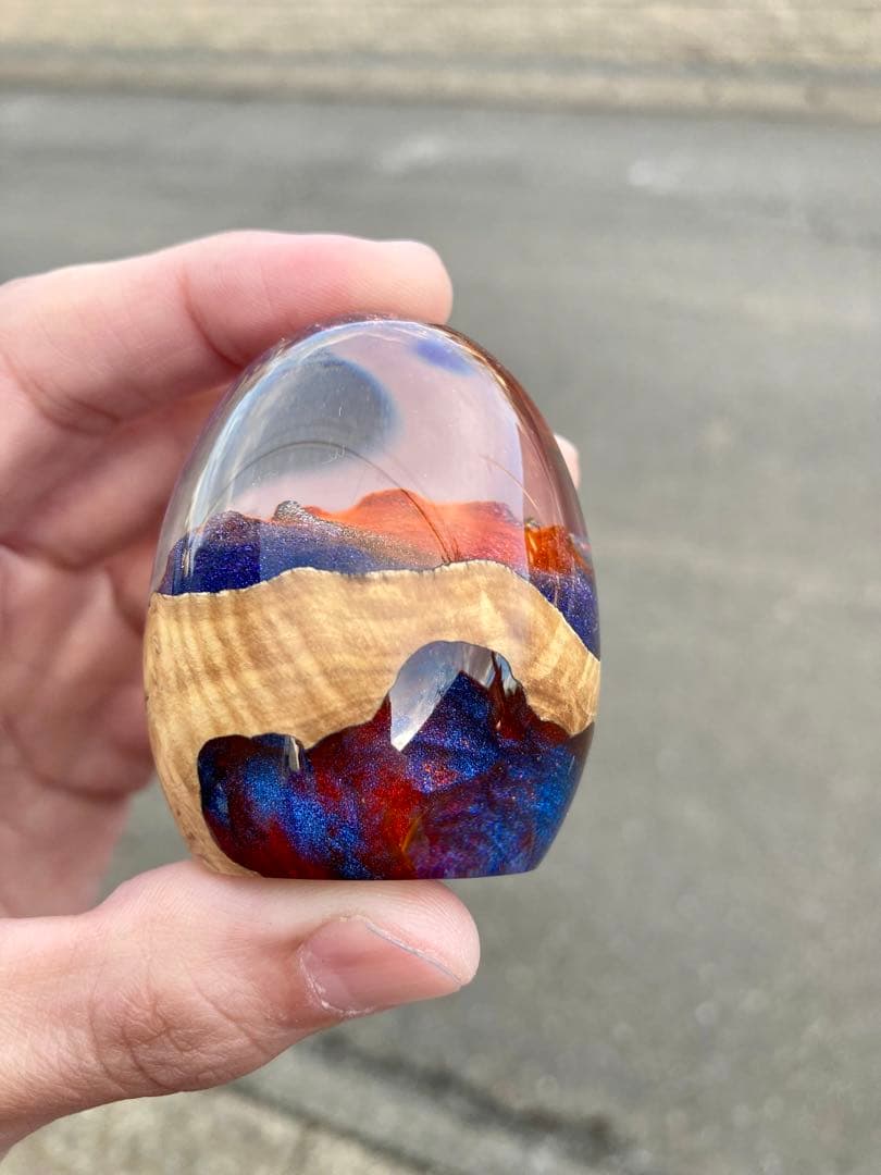 m.a.wood ドラゴンエッグ 抽選販売 当選品 ハンドメイド 卵型オブジェ