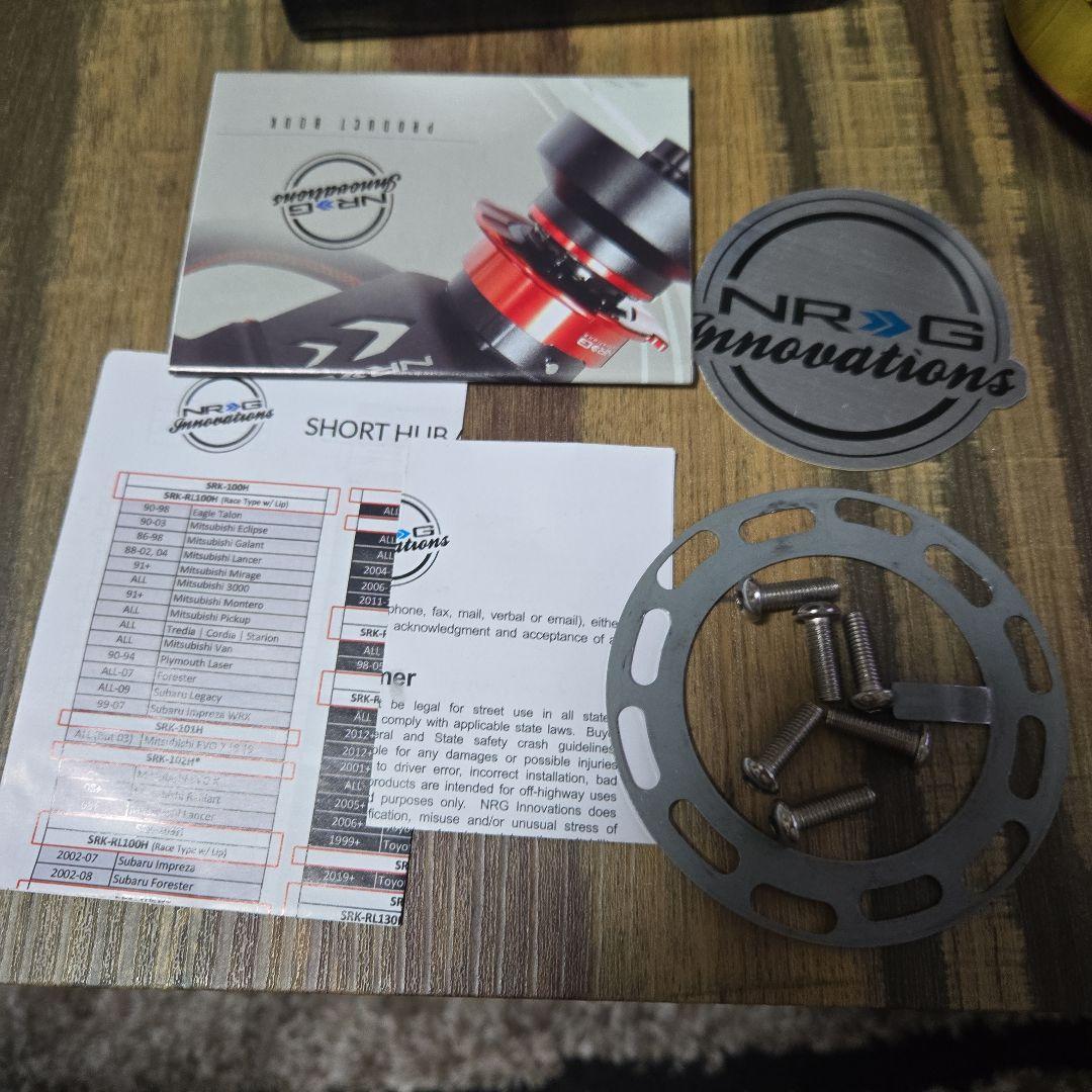 NRG エヌアールジー ステアリング クイックリリースキット