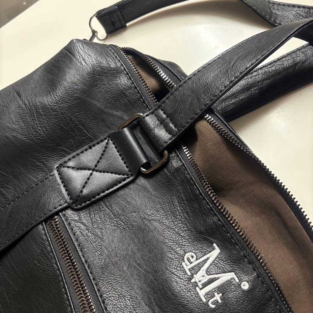 MUCENT プライムリンクルレザートートバッグ