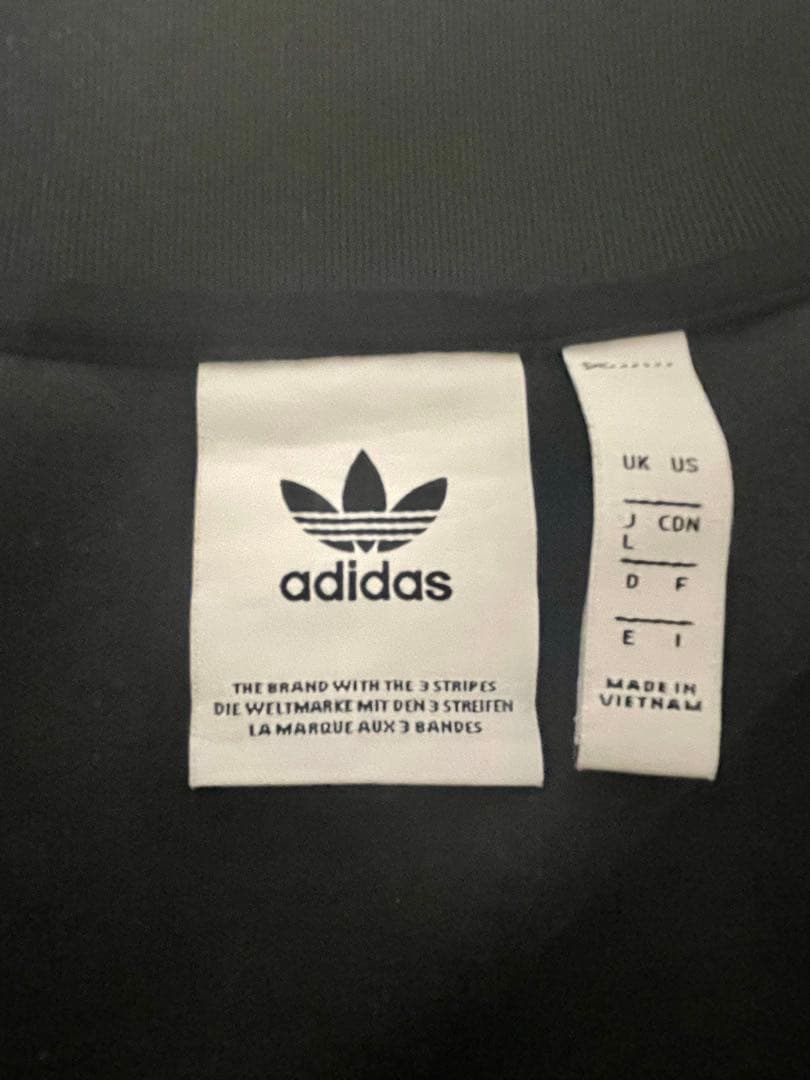 adidasBECKENBAUERアディダスベッケンバウアーセットアップL黒