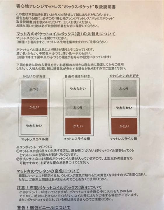 ダブルベッド　※ダブルクッション仕様