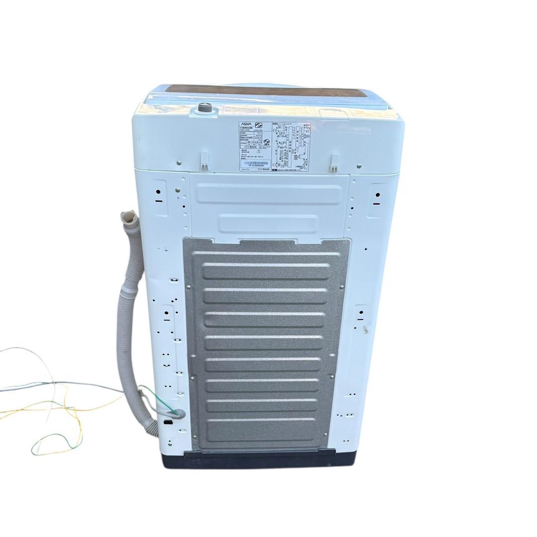 AQUA 縦型洗濯機 AQW-S7M(W) 7Kg SES317 羽 動作品