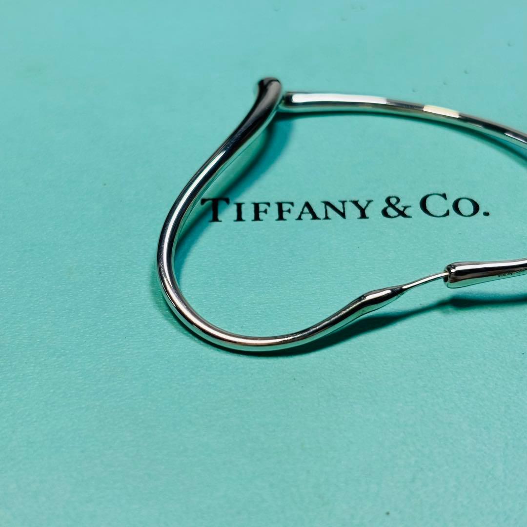 Tiffany & Co. ハート　フープ　ピアス　オープンハート　片耳
