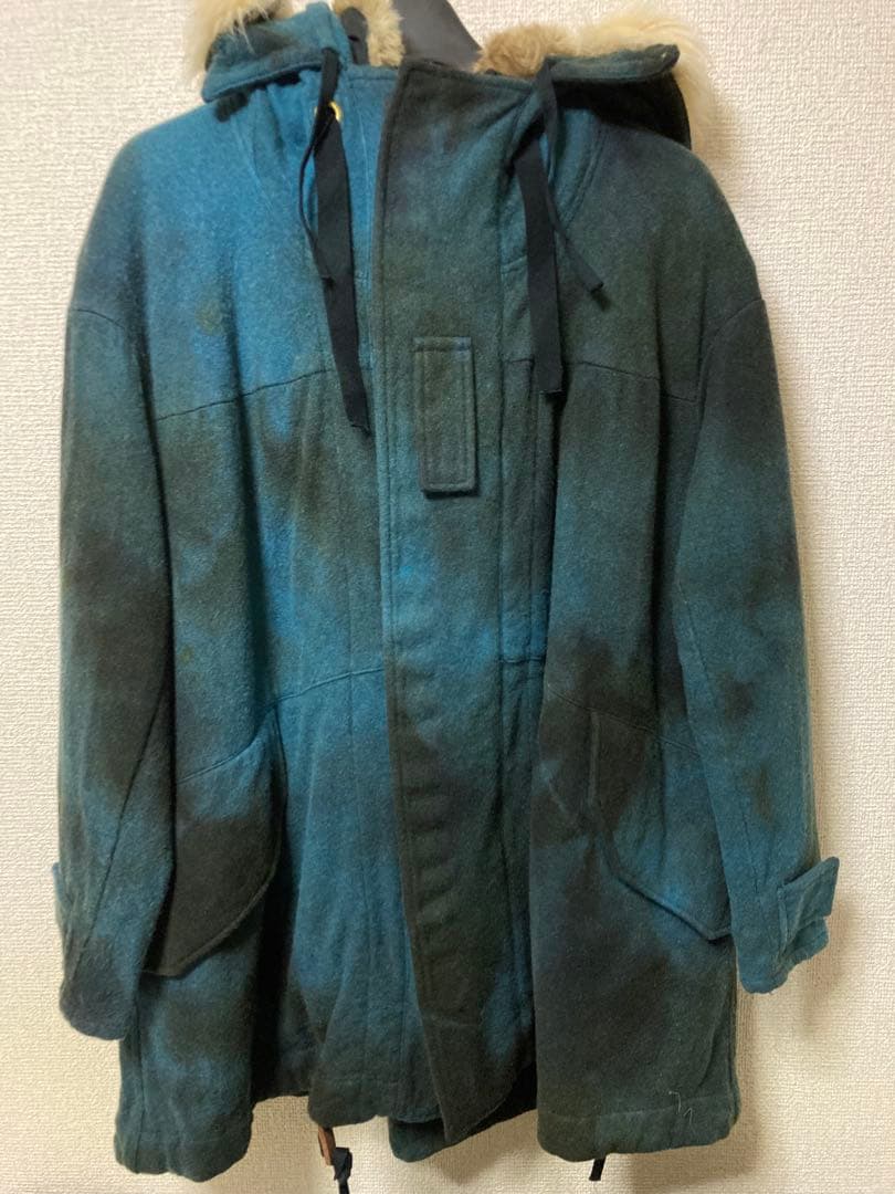 ok RNA むら染めウールミリタリーコート (C0526)