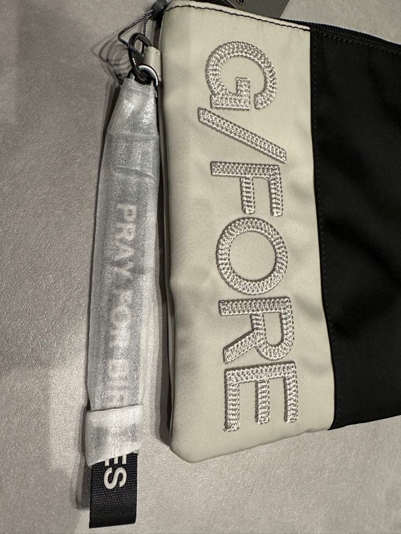 G/FORE ロゴ刺繍ポーチ クラッチバッグ　ゴルフラウンドバッグ　ジーフォア