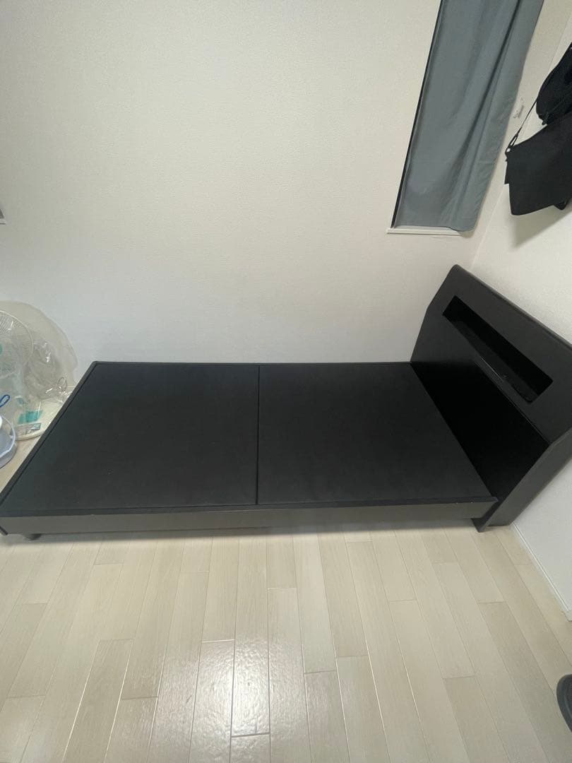 シングル ブラックベッドフレーム